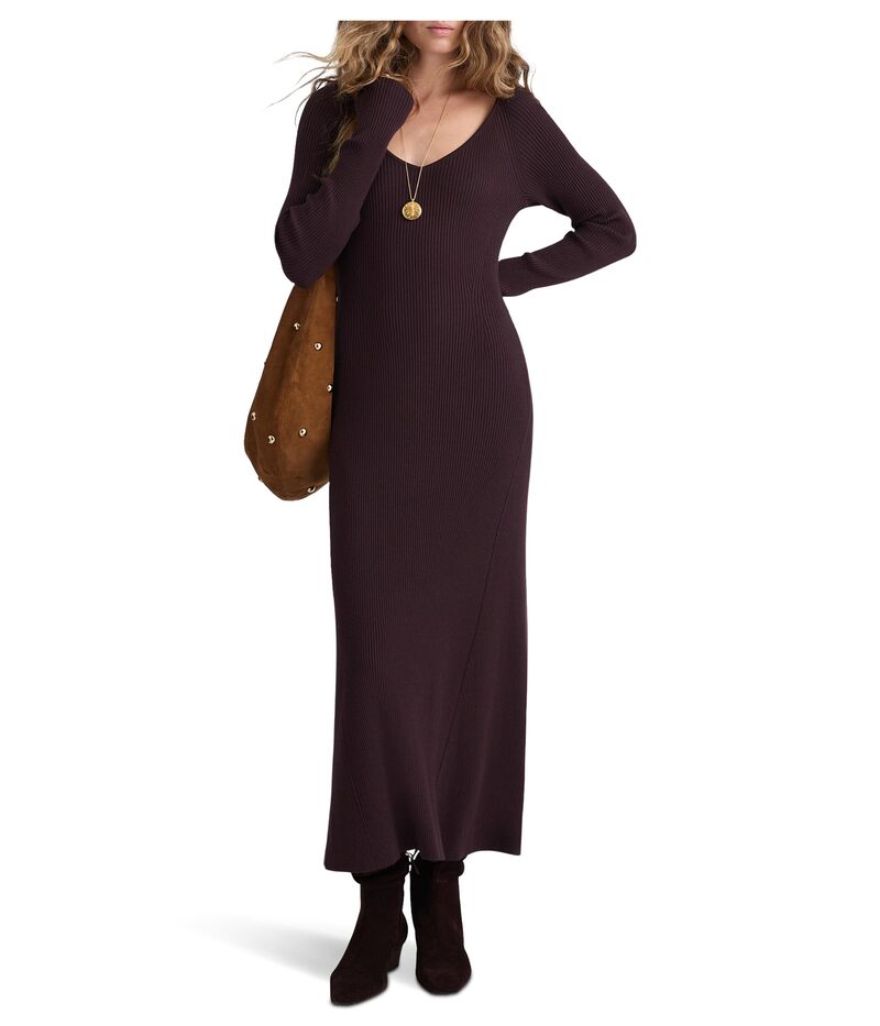 メイドウェル レディース トップス ワンピース Vネック Madewell Nova Vneck Snowy Dress Espresso|ReVida 店