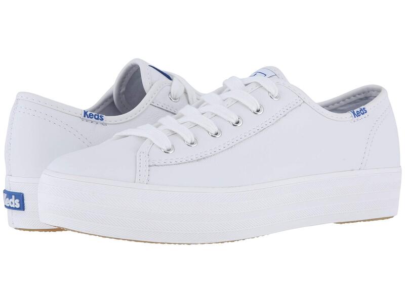 ケッズ レディース シューズ スニーカー なめし革 Keds Triple Kick Leather White 白いこと