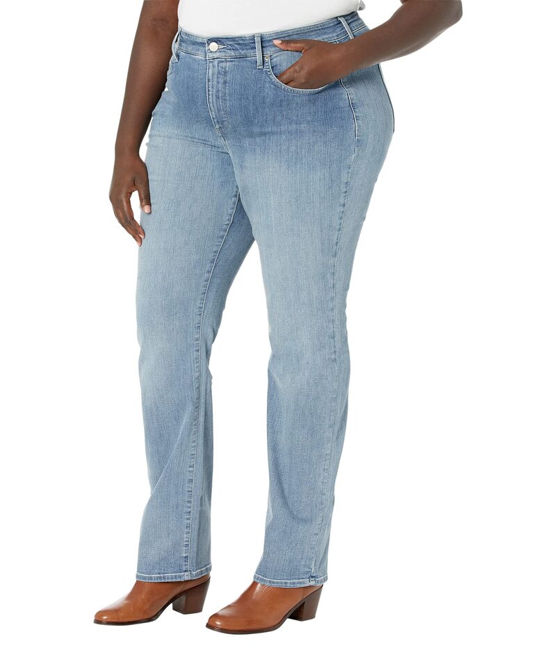 エヌワイディージェイ レディース ボトムス デニムパンツ プラスサイズ NYDJ Plusize Marilyn Straight in Thistle Falls Thistle Falls|ReVida 店