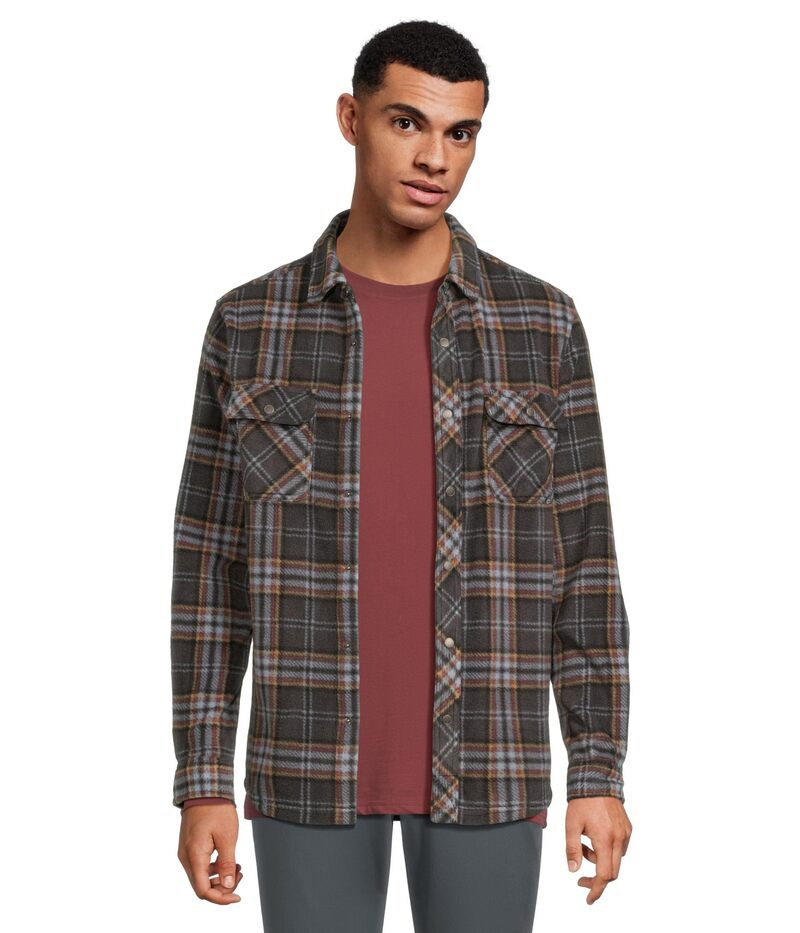 オニール メンズ トップス プルオーバー フリース O\u0027Neill Glacier Plaid Superfleece Phantom 読み合わせる