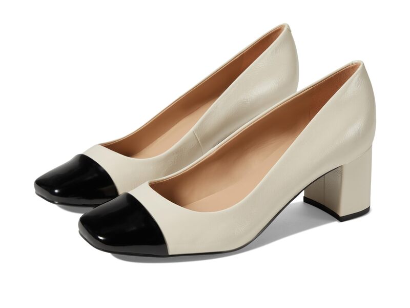 バンドリーノ レディース シューズ ヒール Bandolino Candy Cream Patent/Black クリーム｜ReVida 店