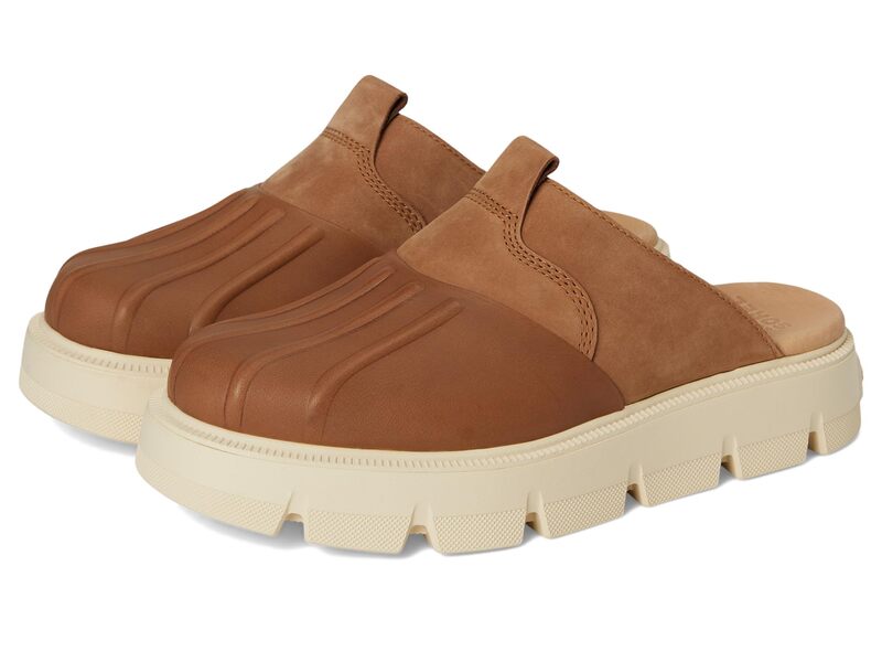 ソレル レディース シューズ サンダル SOREL Rein Cb Clog Velvetan/Bleached Ceramic タン