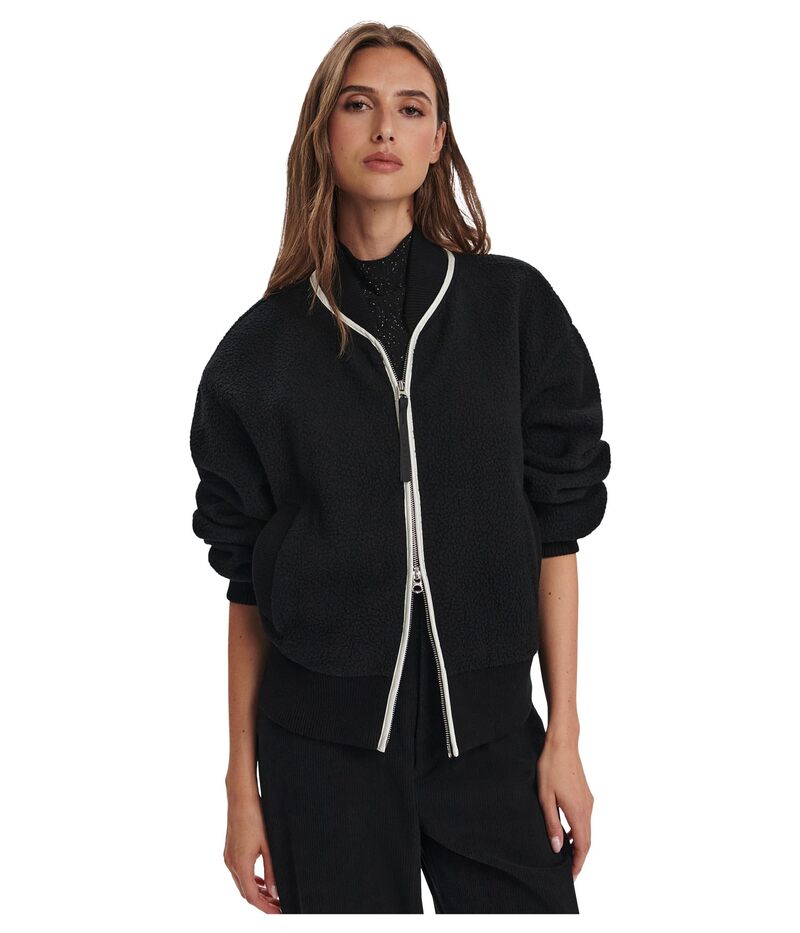 バーレイ レディース アウター コート フリース ジャケット Varley Hansley Fleece Jacket Black ブラック