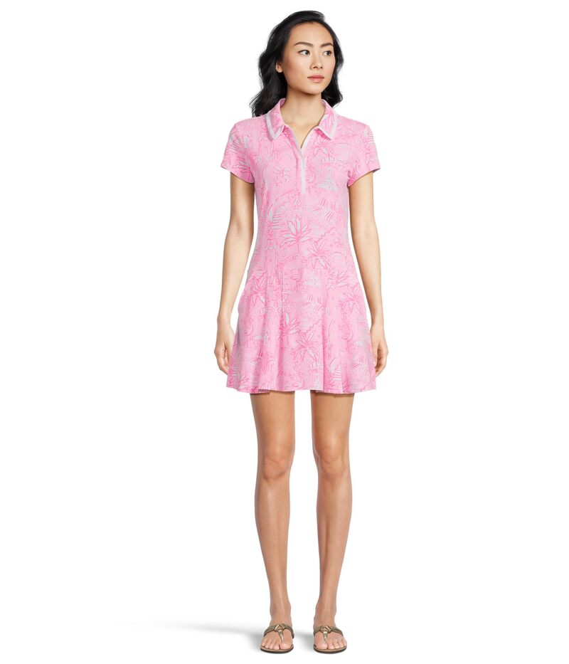 リリーピュリッツァー レディース トップス ワンピース Lilly Pulitzer Jessamy Dress Upf 50+ Conch Shell Pink Pennys Playground ピンク