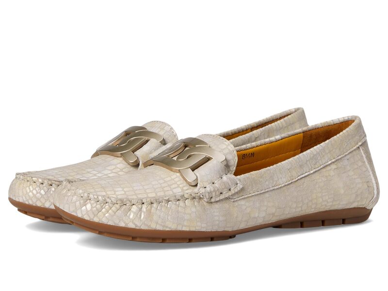 ベネリ レディース シューズ スリッポン・ローファー Vaneli Aiker Champagne Boro Print シャンパン｜ReVida 店