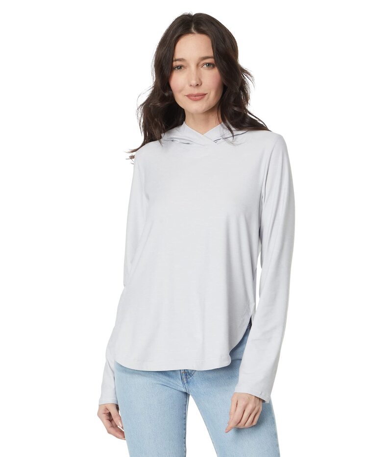 サウザーンタイド レディース アウター パーカー・スウェット Southern Tide Linley Brrr ° Performance Hoodie Platinum Grey グレー