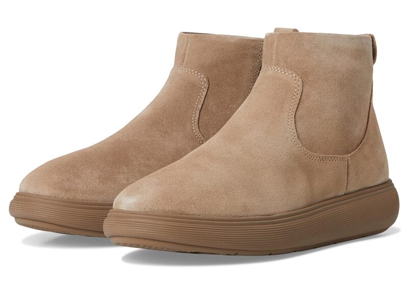 フィットフロップ レディース シューズ ブーツ・レインブーツ スエード アンクル FitFlop iQ-Comff Suede Zip Ankle Boots Taupe トープ