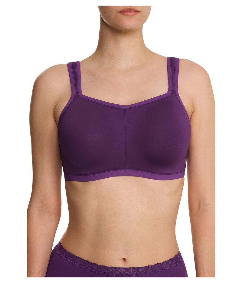 ナトリ レディース アンダー御召しもの ブラ Natori Yogi Contour Convertible Sports Bra 731050 Vivid Grape 葡萄