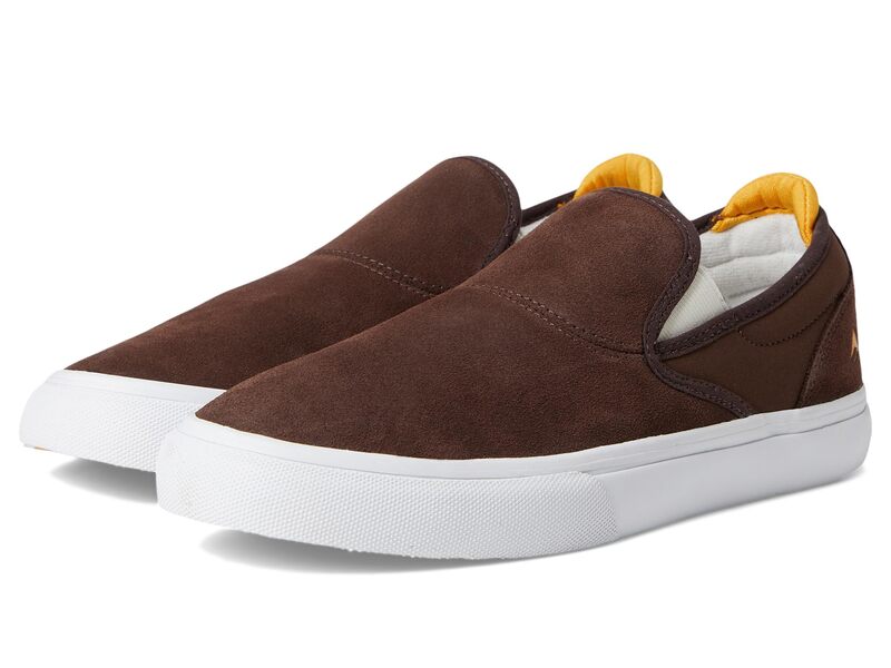 エメリカ メンズ シューズ スニーカー Emerica Wino G6 Slip-On Brown/Tan ブラウン|ReVida 店