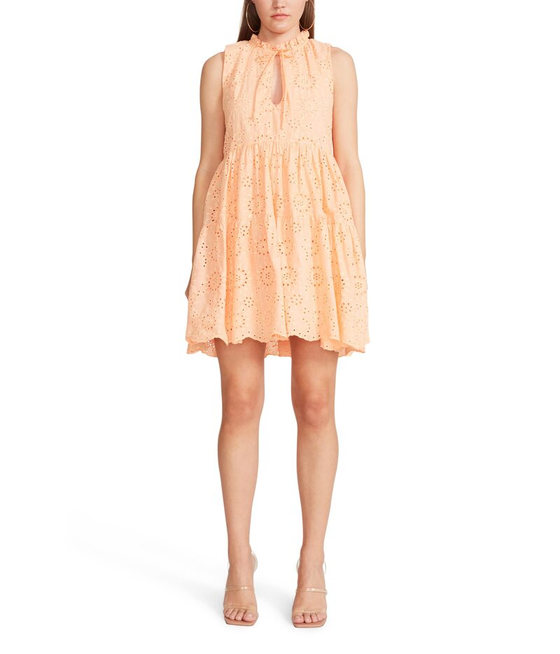 スティーブ マデン レディース トップス ワンピース Steve Madden The Papaya Dress Mock Orange オレンジ