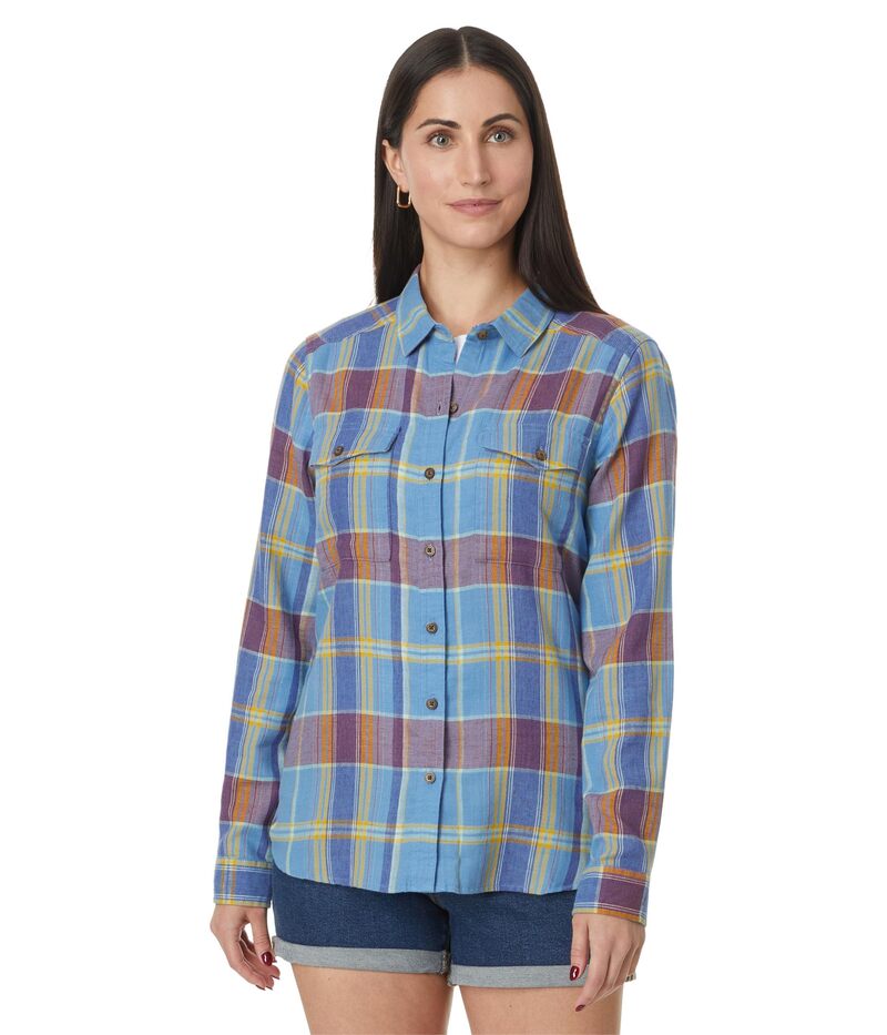 ドード アンドコー レディース トップス プルオーバー Toad\u0026Co Re-Form Flannelong Sleeve Shirt Wild Ginger Lg Plaid 照合のしるし