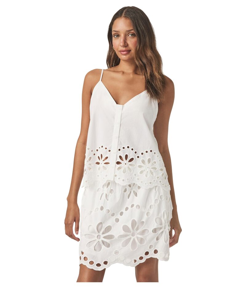 スプレンディット レディース トップス シャツ Splendid Emma Eyeletank White ホワイト