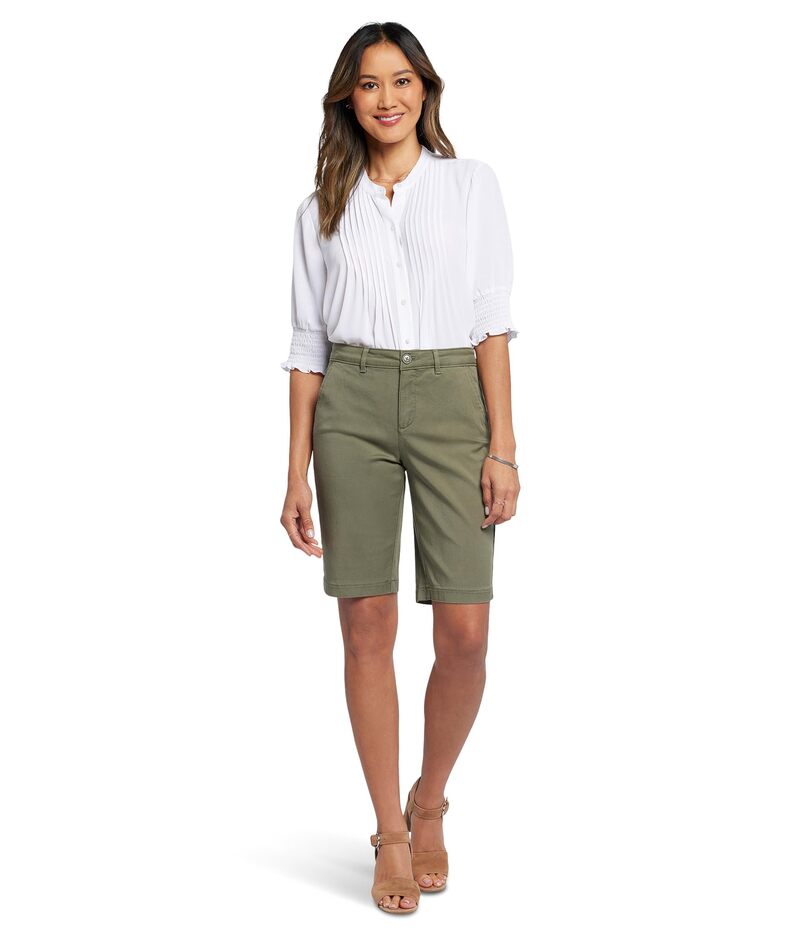 エヌワイディージェイ レディース ボトムス ハーフパンツ・ショーツ プチ ショートパンツ NYDJ Petite Bermuda Shorts Avocado