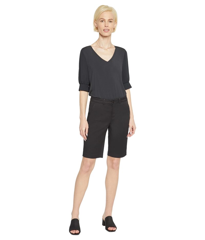 エヌワイディージェイ レディース ボトムス ハーフパンツ・ショーツ プチ ショートパンツ NYDJ Petite Bermuda Shorts Black ブラック