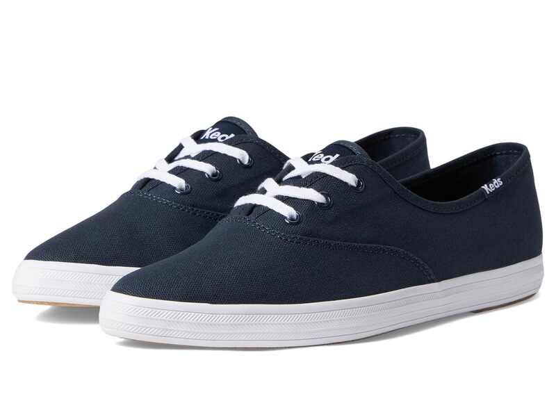 ケッズ レディース シューズ スニーカー Keds Champion Point Low Navy Canvas 米国海軍 靴-スニーカー
