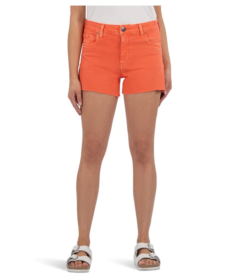 カットフロムザクロス レディース ボトムス ハーフパンツ・ショーツ ショートパンツ KUT from the Kloth Jane High-Rise Long Shorts With Raw Hem Tangerine タンジェリン
