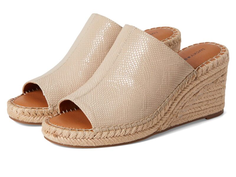 ラッキーブランド レディース シューズ ヒール サンダル Lucky Brand Cabriah Espadrille Wedge Sandal Smoke Grey グレー