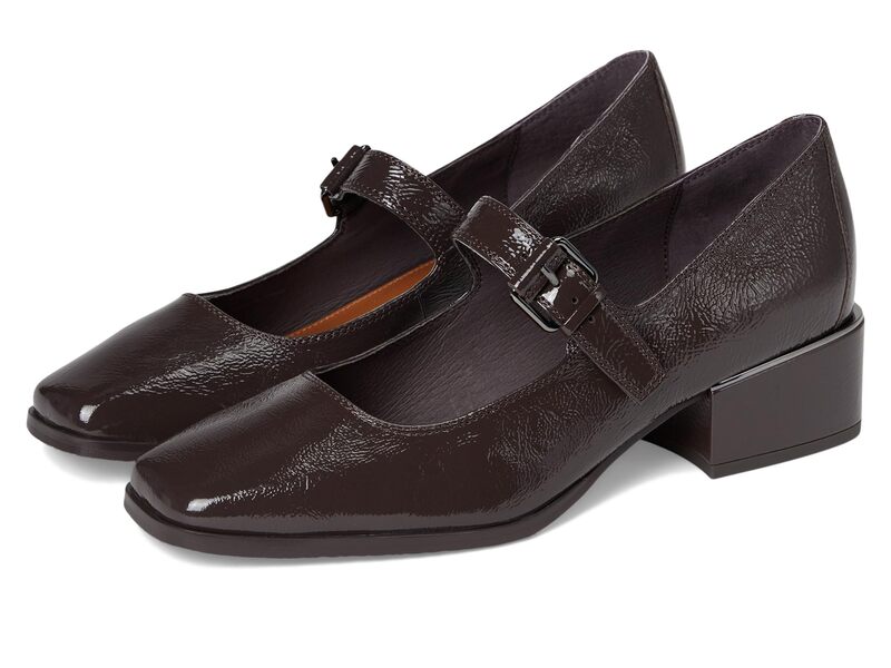 ドナルドプリネール レディース シューズ 踵 Donald Pliner Amiya Dark Brown 赤銅色