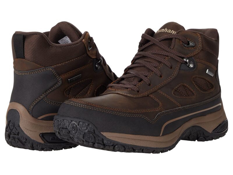 ダナム メンズ シューズ ブーツ・レインブーツ プラスサイズ Dunham Cloud Plus Mid II Waterproof Boot Brown Leather ブラウン