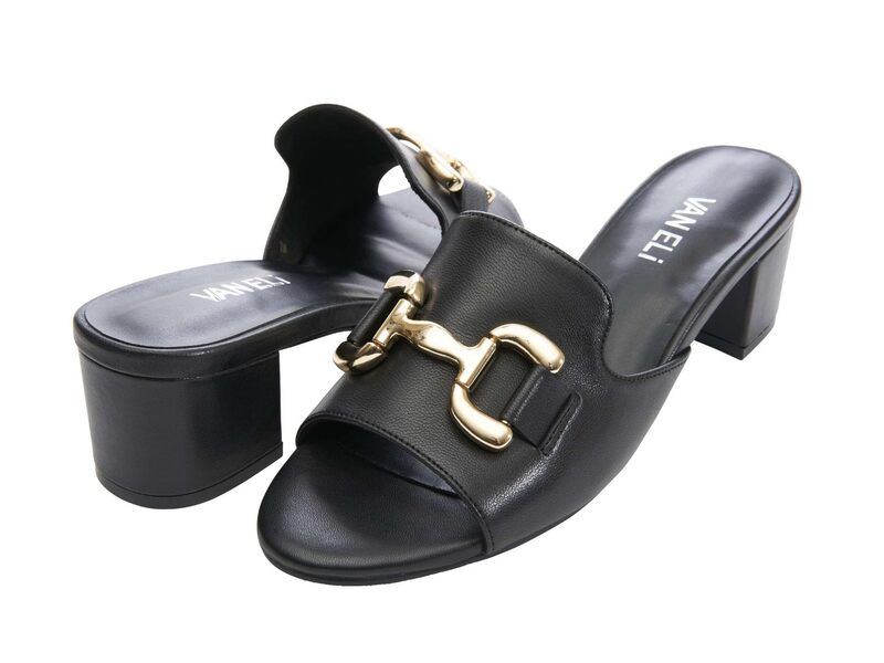 ベネリ レディース シューズ ヒール Vaneli Oksana Black Nappa ブラック
