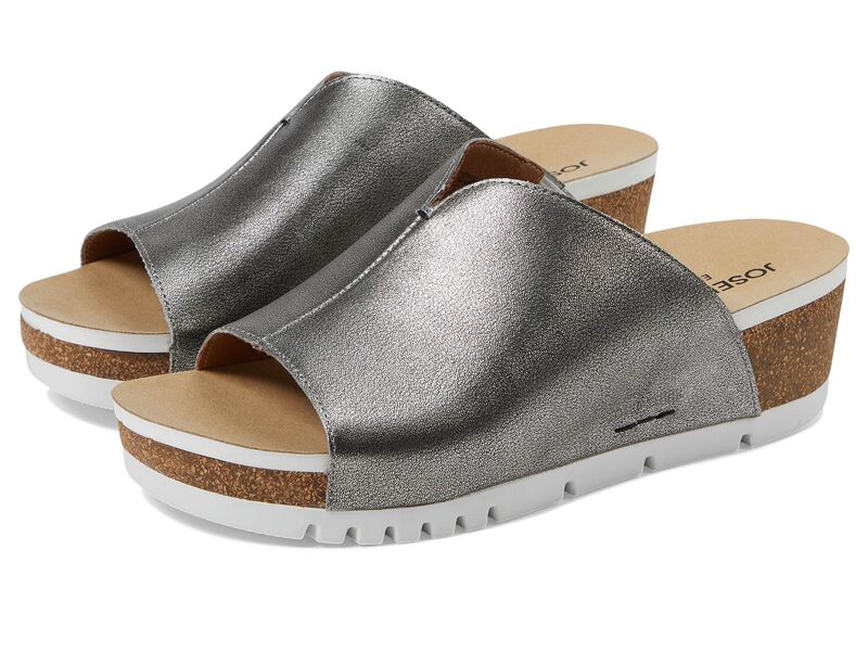 ジョセフセイベル レディース シューズ ヒール Josef Seibel Quinn 01 Platin Antikmetallic