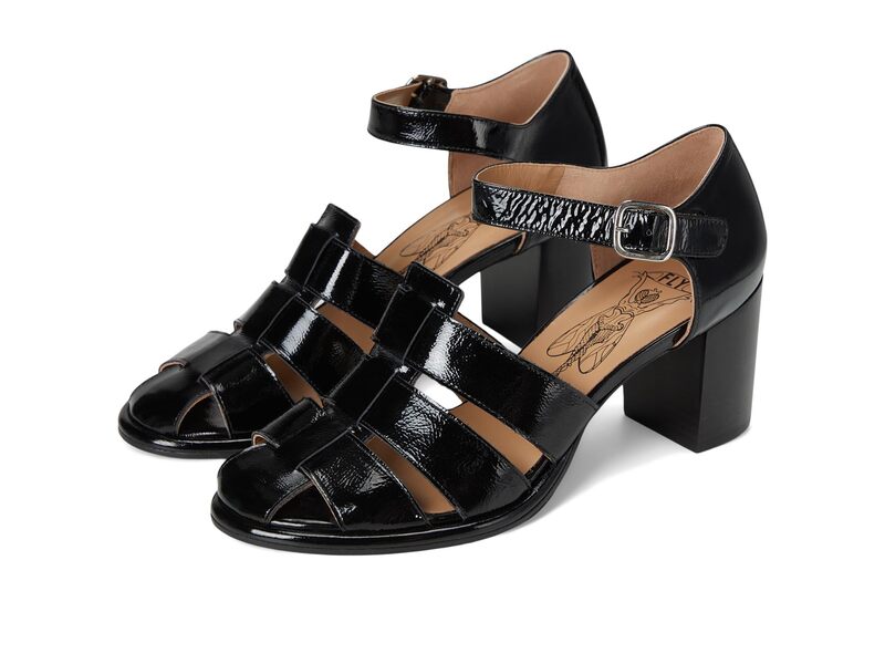 飛球英国の首都 レディース シューズ 踵 FLY LONDON MARG261FLY Black 黒いこと