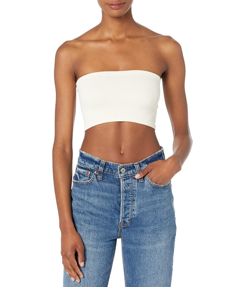 フリーピープル レディース アンダー御召しもの ブラ Free People Amelia Bandeau Ivory 象牙色