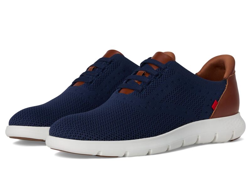 マークジョセフニューヨーク メンズ シューズ スニーカー Marc Joseph New York Victory Street (Hands Free Technology) Navy Leather ネイビー｜ReVida 店