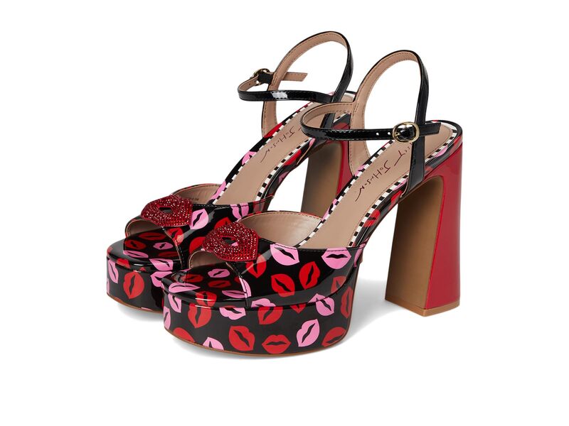 ブルーバイベトシージョンソン レディース シューズ ヒール Blue by Betsey Johnson Allyson Multi Lips マルチカラー|ReVida 店