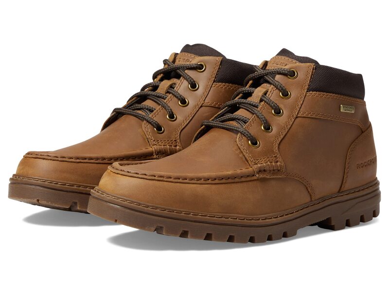 ロックポート メンズ シューズ ブーツ・レインブーツ Rockport Weatheready English Moc Boot Wheat Leather