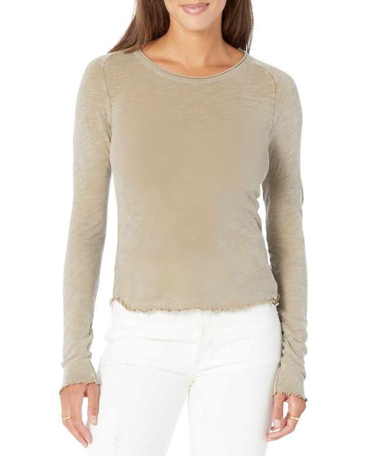フリーピープル レディース トップス プルオーバー Free People Be My Baby Long Sleeve Tropical Nut