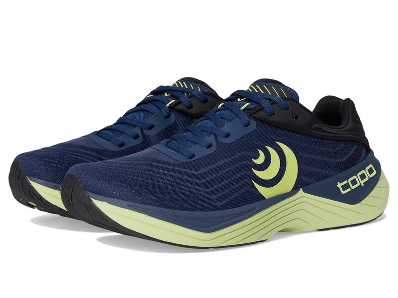 トポアスレチック メンズ シューズ スニーカー Topo Athletic Ultrafly 5 Navy/Lime ネイビー