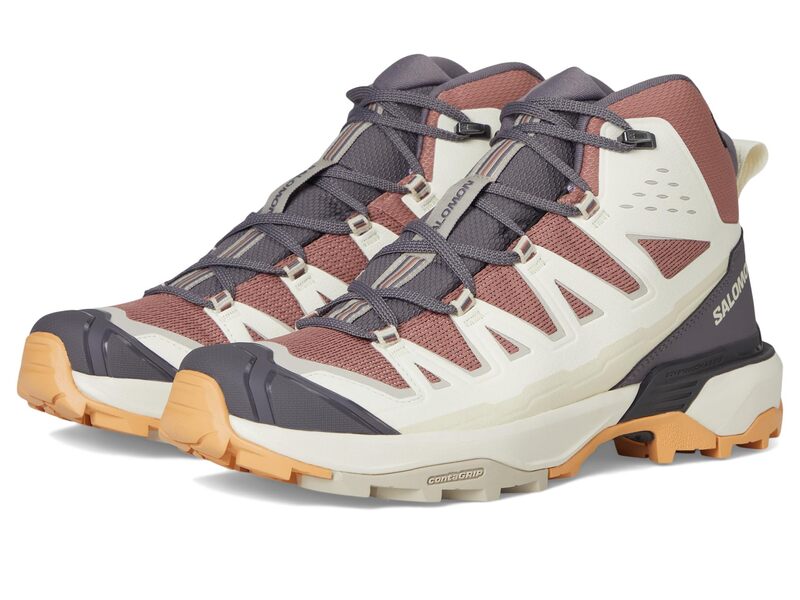 サロモン レディース シューズ ブーツ・レインブーツ Salomon X Ultra 360 Edge Mid GTXR Burlwood/Vanilla Ice/Excalibur その他-ブーツ-レディース靴