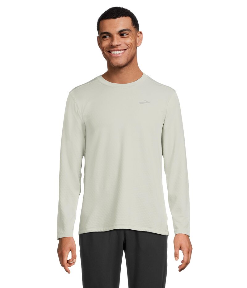 ブルックス メンズ トップス プルオーバー Brooks Notch Thermalong Sleeve 3.0 Smoke 人烟 トップス-メンズファッション