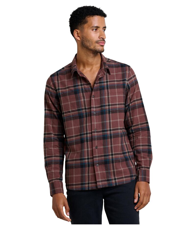 ドード アンドコー メンズ トップス シャツ Toad&Co Pinevale Long Sleeve Shirt Carob|ReVida 店
