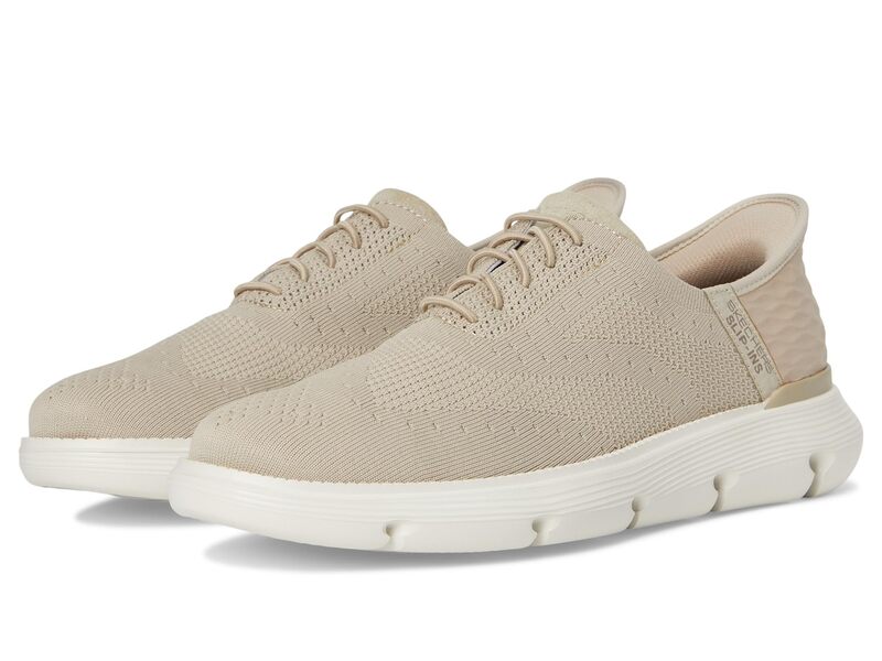 スケッチャーズ メンズ シューズ スニーカー SKECHERS Garza - Palma Taupe トープ｜ReVida 店