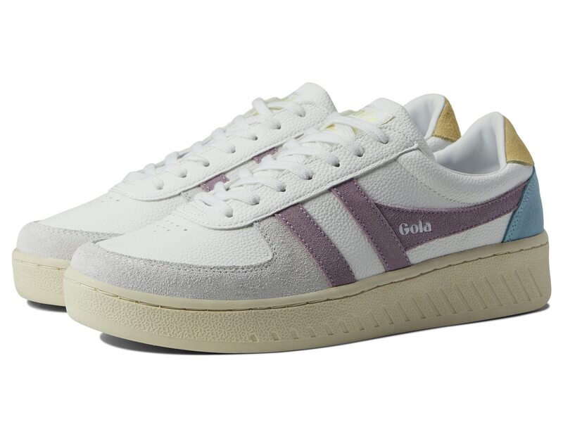 ゴラ レディース シューズ スニーカー Gola Grandslam Trident White/Lily/Lemon ホワイト