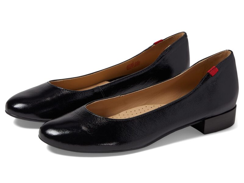 マークジョセフニューヨーク レディース シューズ ヒール Marc Joseph New York Crosby Flat Black Grainy Patent ブラック