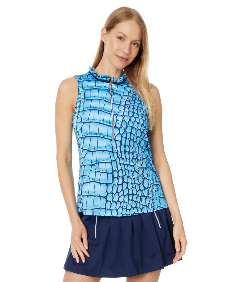 ジャイミーサドック レディース トップス シャツ ノースリーブ Jamie Sadock Caiman Sleeveless Top Electra