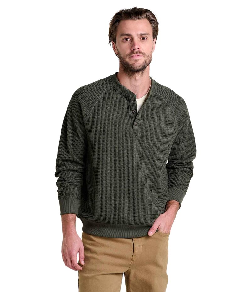ドード アンドコー メンズ トップス シャツ Toad&Co Bitterroot Long Sleeve Henley Olive オリーブ｜ReVida 店
