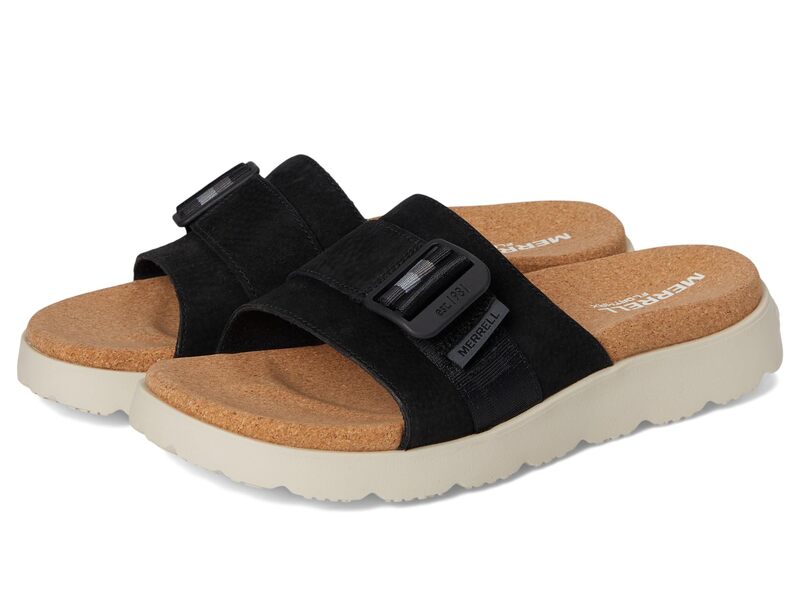 メレル レディース シューズ サンダル Merrell Fleur Slide Black ブラック