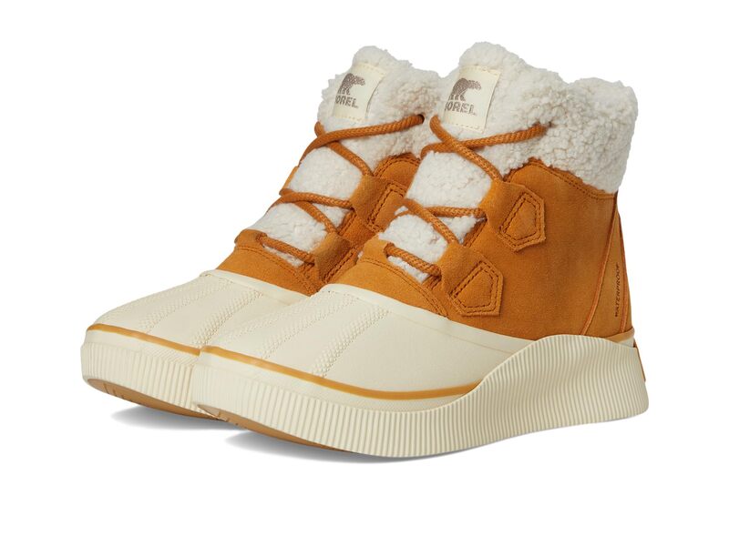 ソレル レディース シューズ ブーツ・レインブーツ SOREL Out N About Iv Chillz Waterproof Canyon Gold/Honey White ホワイト