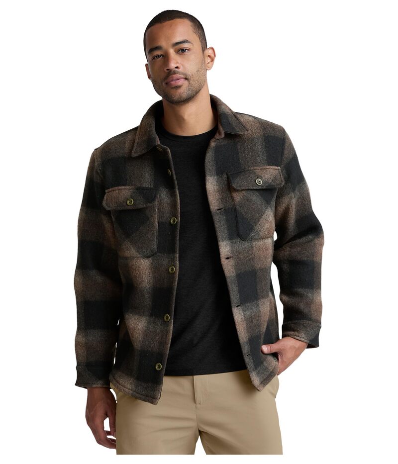 ビヨンドヨガ メンズ トップス シャツ ウール Beyond Yoga Plaid Wool Shirt Midnight Plaid チェック｜ReVida 店