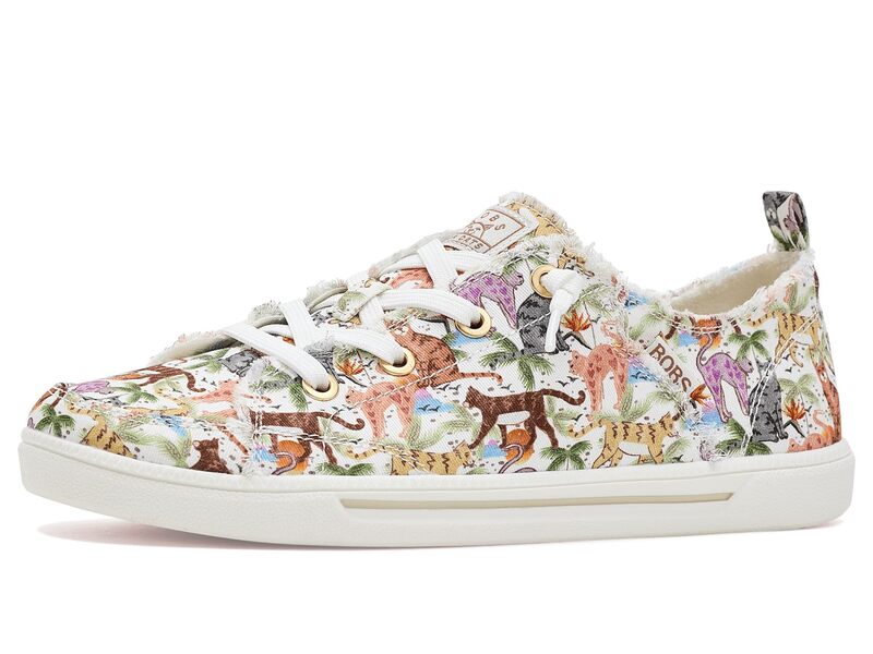 スケッチャーズ レディース シューズ スニーカー BOBS from SKECHERS Bobs B Cute 2.0 - Jungle Steps White Multi ホワイト｜ReVida 店
