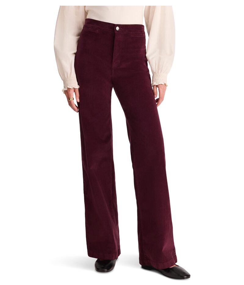 メイドウェル レディース ボトムス カジュアルパンツ ワイドレッグ Madewell The Wide Leg In CordARK POMEGRANTE｜ReVida 店