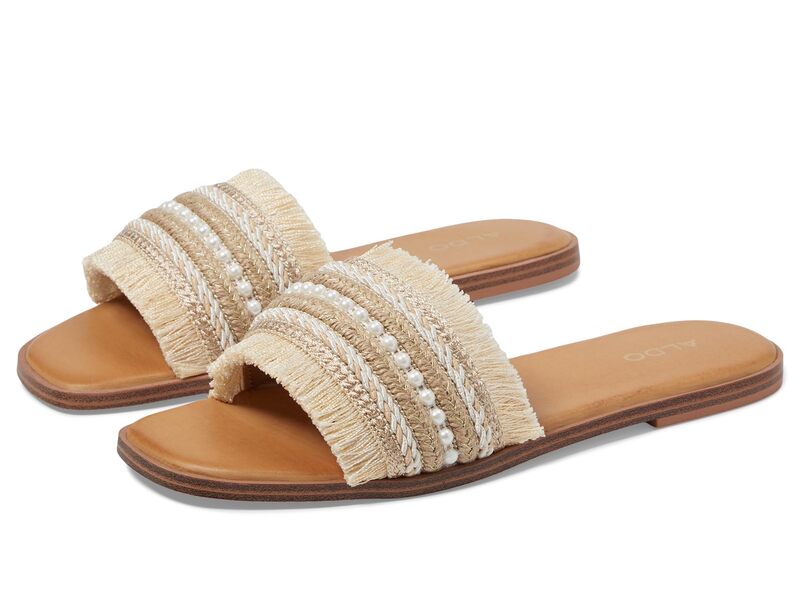 アルド レディース シューズ サンダル ALDO Fringy S/B Natural｜ReVida 店