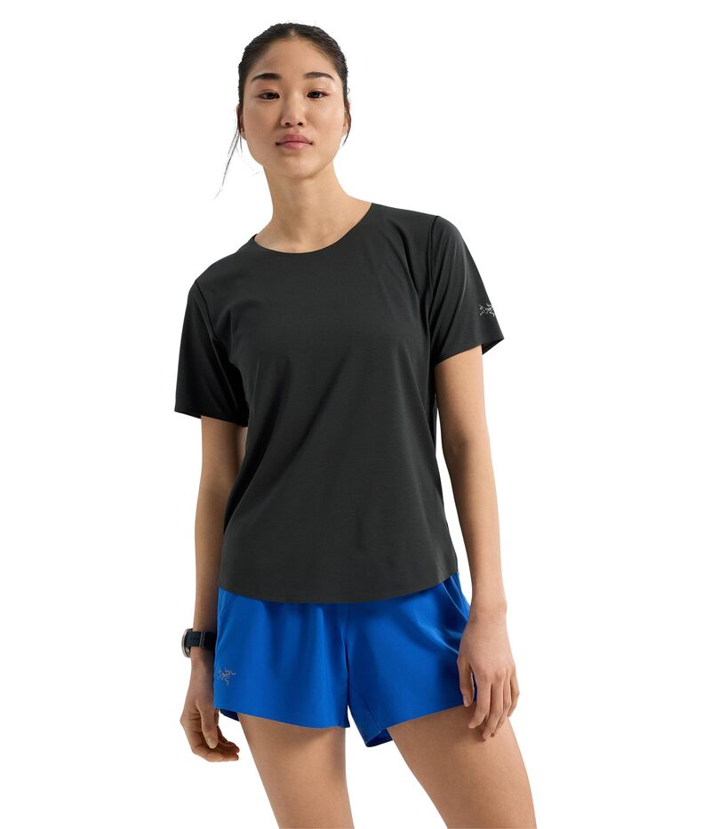 アークテリクス レディース トップス シャツ Arc'teryx Norvan Crew Short Sleeve Black ブラック