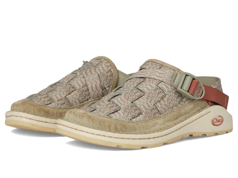 白墨 レディース シューズ サンダル Chaco Canyon Woven Clog Zig Zag Fungi