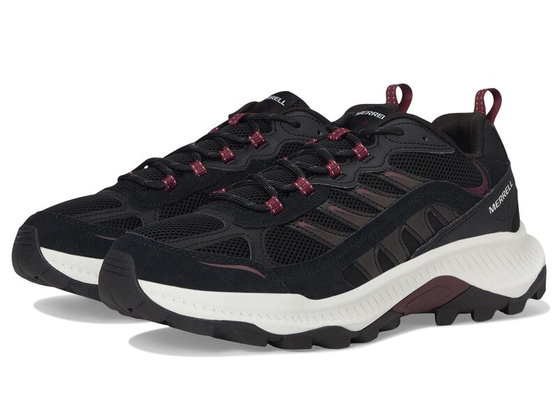 メレル メンズ シューズ ブーツ・レインブーツ Merrell Speed Strike 2 Trek Black/Cherry ブラック