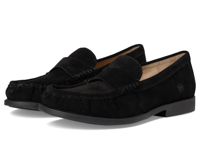ボーン レディース シューズ スリッポン・ローファー Born Maris Black (Suede) ブラック